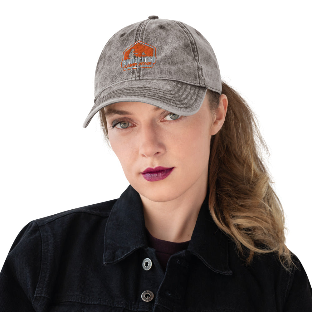 【超安い】 Cap Twill Cotton Vintage – zone camp smooth 帽子